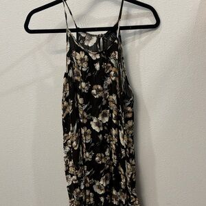 Forever 21 Brown and Cream Floral dress